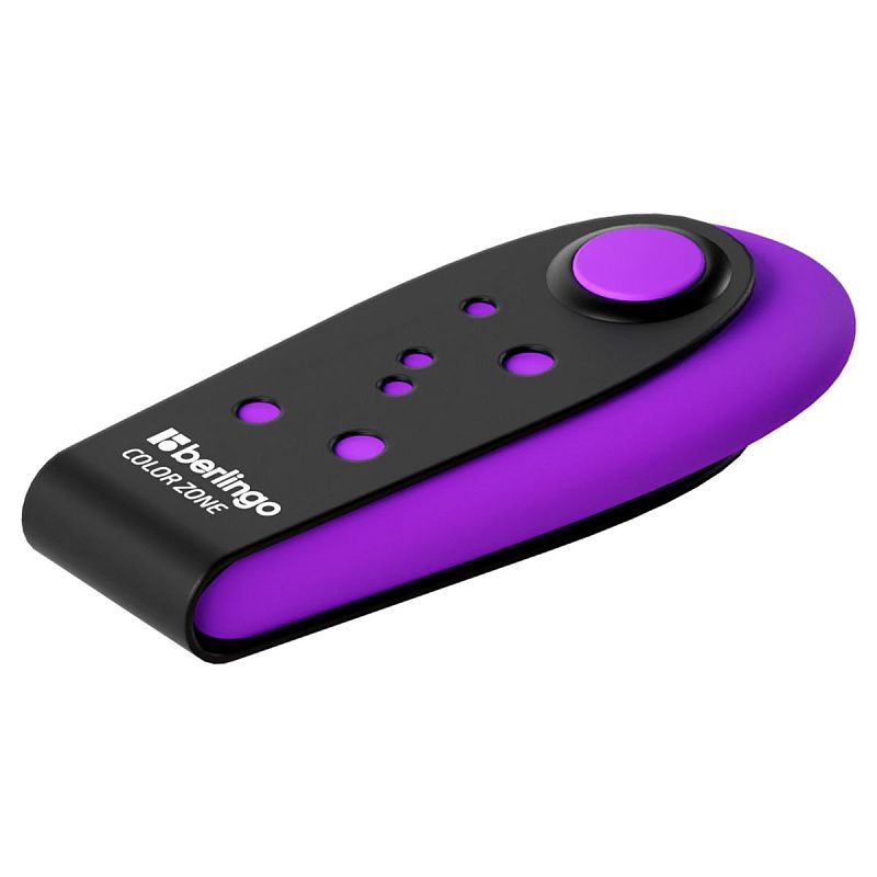 Ластик Berlingo "Color Zone", прямоугол./овальн., термопластичная резина, 60*24*15мм, пласт. футляр 