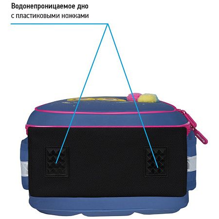 Ранец Berlingo Expert Light облегченный "Funny owl" 38*28*15см, 3 отделения, 2 кармана, анатомическая спинка 