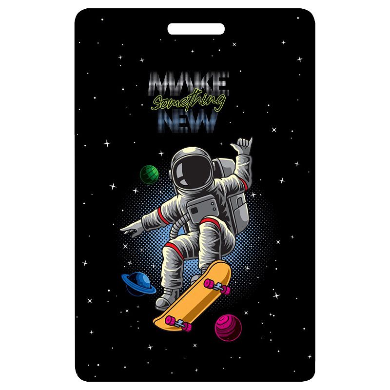 Обложка-карман для карт и пропусков OfficeSpace "My Friends", 95*65мм, ПВХ, ассорти 