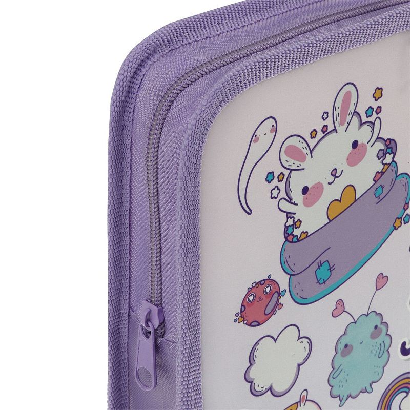 Папка с ручками А4 ArtSpace "Kawaii", пластик, на молнии, 40мм 