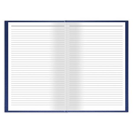Книга учета 144 л., линия, твердая, бумвинил, блок офсет, А4 (200х290 мм), BRAUBERG, синий, 130227