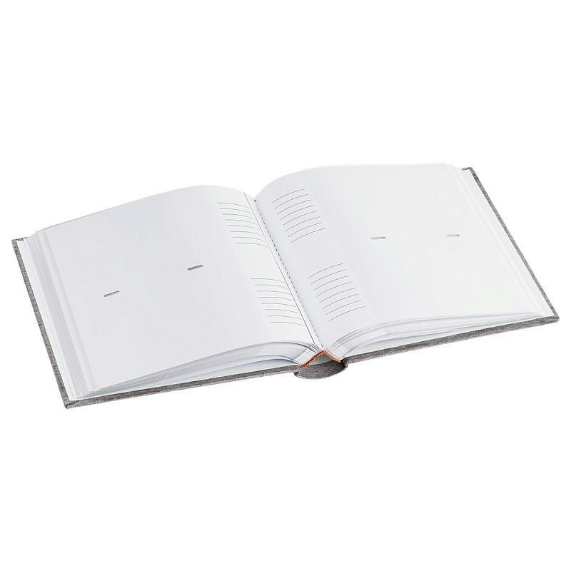 Фотоальбом 200 фото 10*15см, ArtSpace "Gray", бумажные страницы, ткань с окном