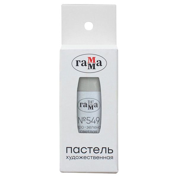 Пастель художественная Гамма, серо-зеленая светлая №549, картон. упак., европодвес