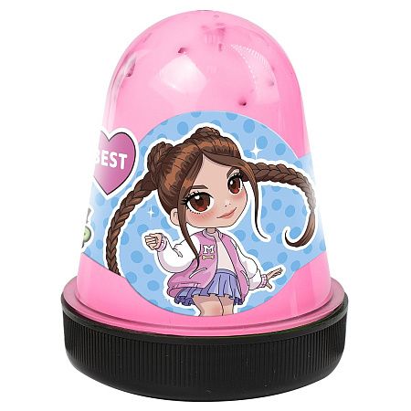 Слайм Slime "Милана Хаметова", розовый/голубой/фиолетовый/белый, 130г., ассорти