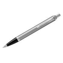 Ручка шариковая Parker "IM Essential Stainless Steel CT" синяя, 1,0мм, кнопочн., подарочная упаковка Ручка шариковая Parker "IM Essential Stainless Steel CT" синяя, 1,0мм, кнопочн., подарочная упаковка