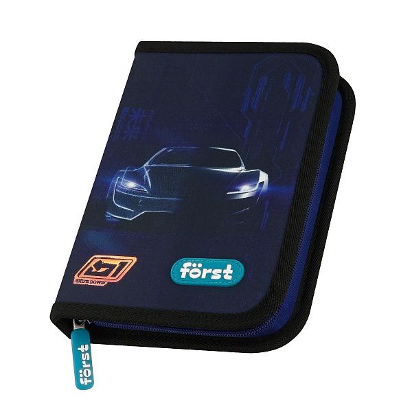 Пенал 1 отделение, 200*140*40 Först "Extra Power", дополнительная откидная секция, полиэстер