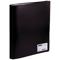 Папка с 30 вкладышами OfficeSpace А4, 21мм, 400мкм, пластик, черная