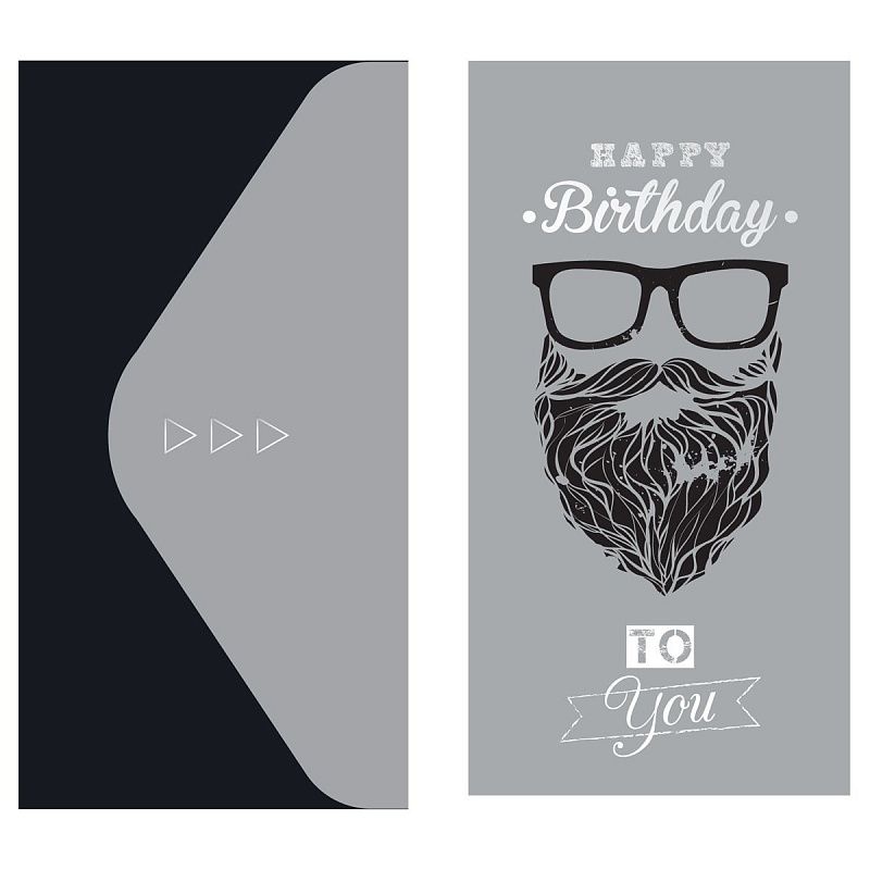 Конверт для денег MESHU "Мужской стиль", 85*164мм, мат. ламинация, фольга