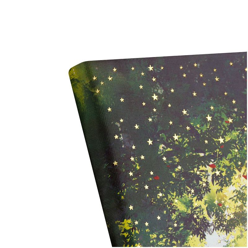 Записная книжка А6 80л. ЛАЙТ, кожзам, Greenwich Line "Mystical forest", с резинкой, тиснение фольгой, блок в клетку