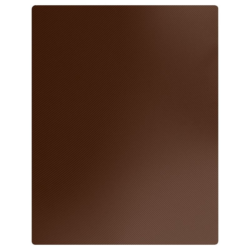 Папка с 20 вкладышами на гребне СТАММ "Диагональ" А4, 14мм, 700мкм, пластик, шоколад 