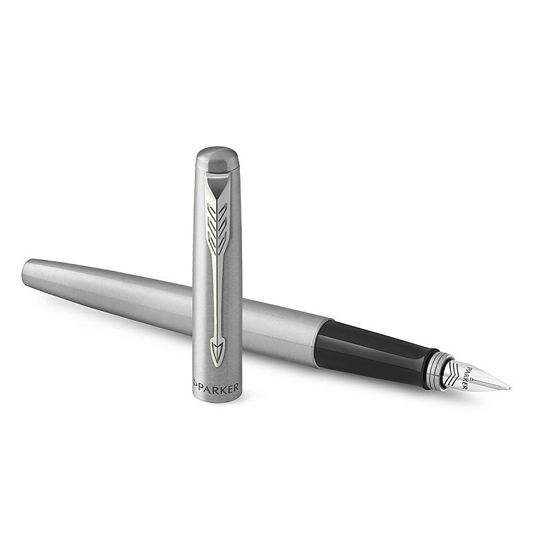 Ручка перьевая Parker "Jotter Stainless Steel CT" 1,0мм, подарочная упаковка 
