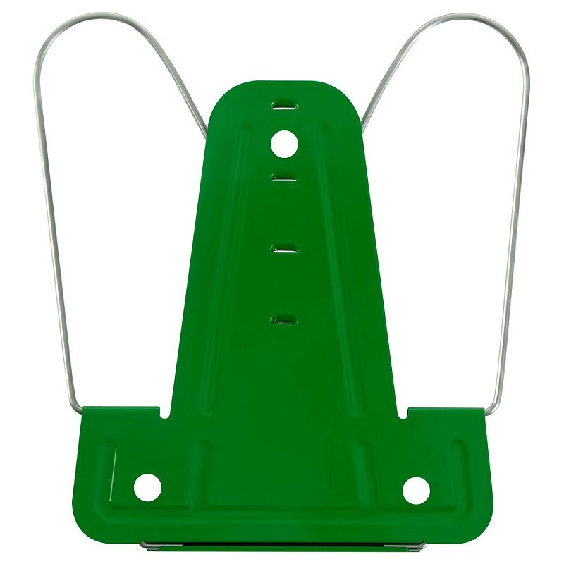 Подставка для книг СТАММ, металлическая, зеленая 