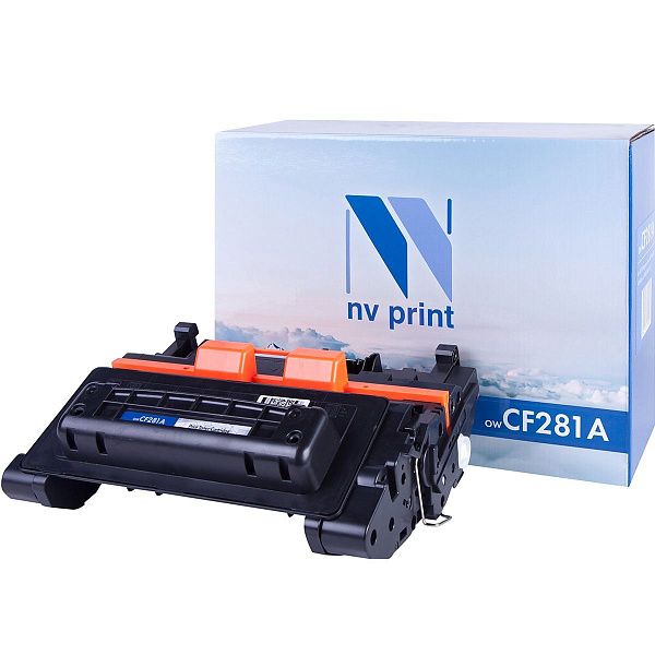 Картридж совм. NV Print CF281A (№81A) черный для LJ Enterprise M604dn/M605/M606/M630 (10500стр.)