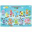 Настольное покрытие BRAUBERG KIDS для труда и творческих занятий, ПВХ, "Numbers", 50х35 см, 272361