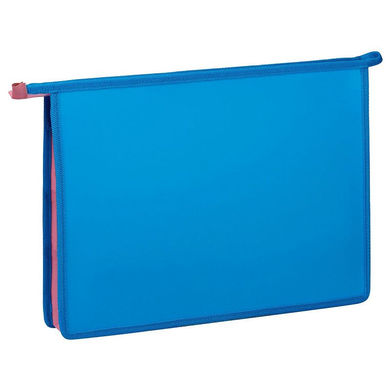 Папка для тетрадей 1 отделение, А4, ArtSpace, 325*230*55мм, ламинированный картон, фольга, на молнии, ассорти 