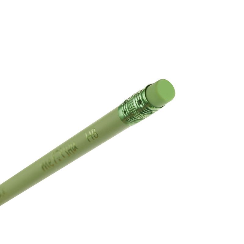 Карандаш ч/г MESHU "Motivation", HB, заточен., с печатью, с ластиком, ассорти, туба 