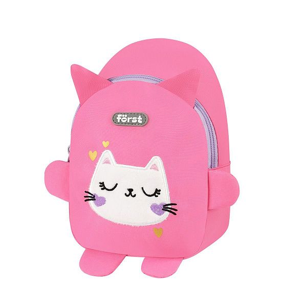 Рюкзак Först F-Kids "Mini Kitten" 21*14*7,5см, 1 отделение, уплотненная спинка