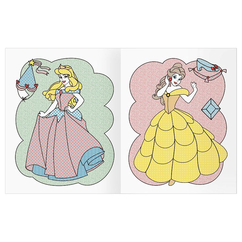 Раскраска водная 200*250 ТРИ СОВЫ "Раскрась водой. Принцессы", 8стр.