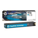 Картридж струйный HP (F6T81AE) PW Pro 477dw/452dw, №973X, голубой, увеличенный ресурс 7000 страниц, оригинальный