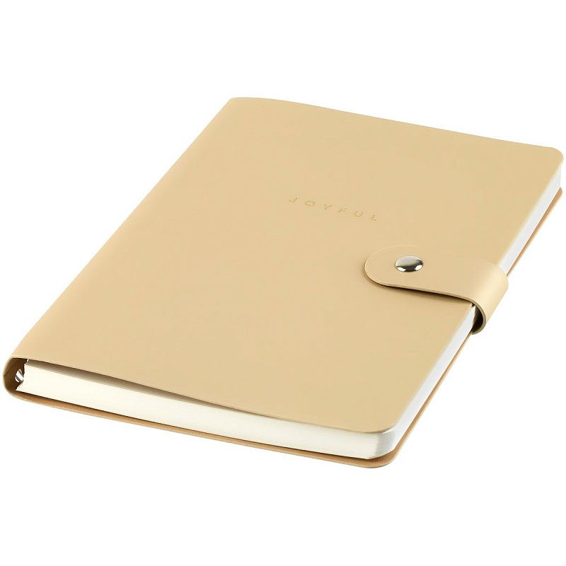 Записная книжка А5 96л. ЛАЙТ, кожзам, скрытый гребень, Greenwich Line "Shimmer. Beige", блок в линию