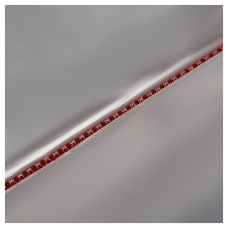 Папка со 100 вкладышами СТАММ А4, 30мм, 600мкм, пластик, красная 