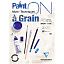 Скетчбук - альбом для смешанных техник 20л., А5 Clairefontaine "Paint ON with grain", на склейке, экстра-белый, 250г/м2