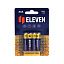 Батарейка Eleven SUPER AAA (LR03) алкалиновая, BC4