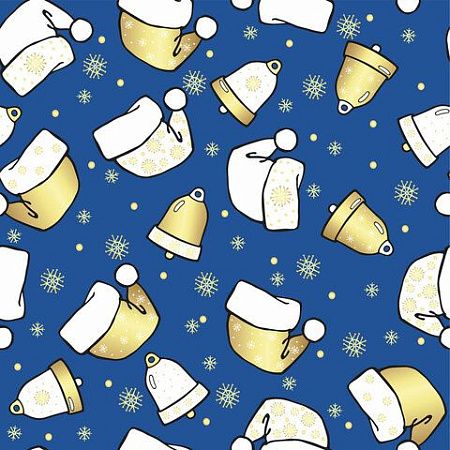 Бумага упаковочная новогодняя "Snow Fun", 70х100 см, 10 дизайнов ассорти, ЗОЛОТАЯ СКАЗКА, 591911