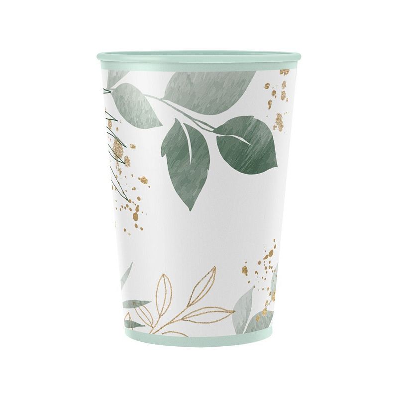 Стаканы бумажные MESHU "Floral", 200мл, 6шт.