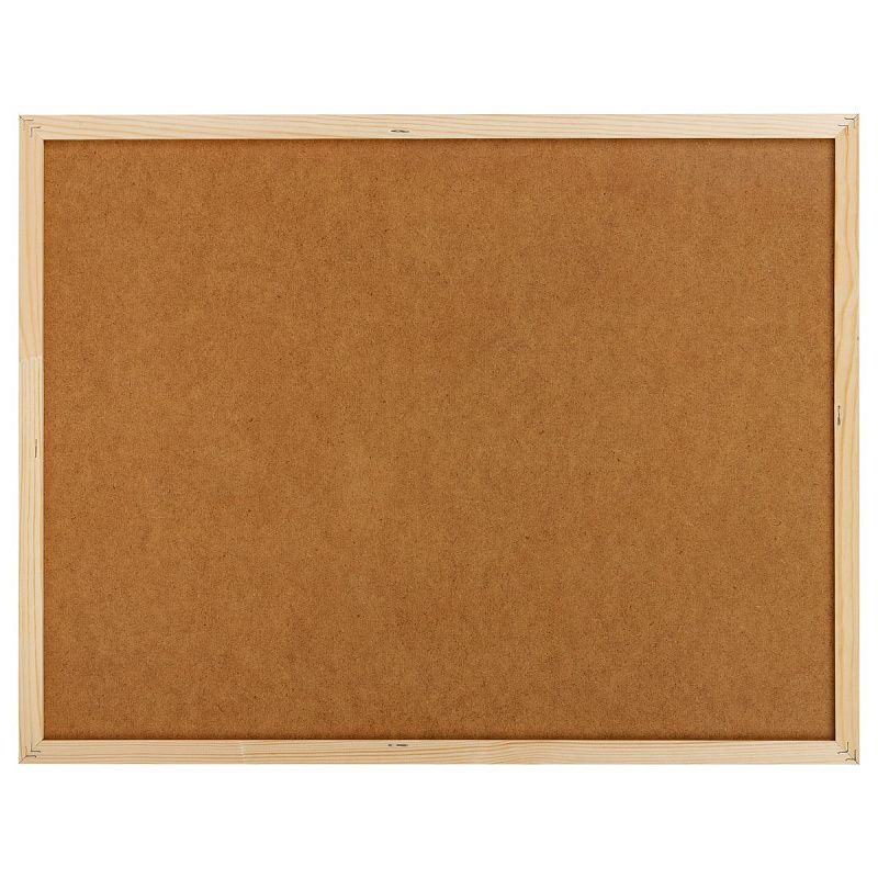 Доска магнитно-меловая OfficeSpace, 45*60см, деревянная рамка