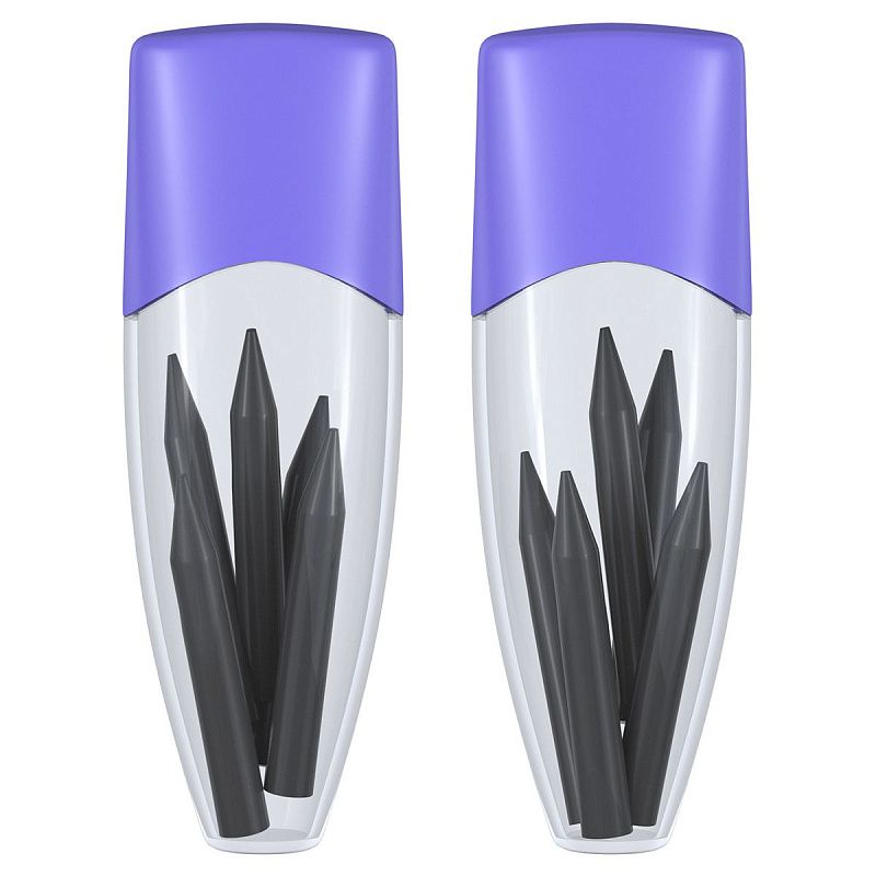 Грифели для циркуля Berlingo "Optimum", 2мм, 2 пенала по 5шт., блистер с европодвесом 