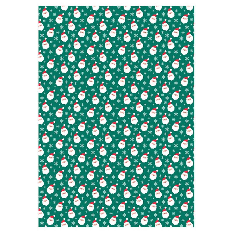 Упаковочная бумага глянц. 70*100см, MESHU "Marry Christmas", 80 г/м2, ассорти, 4 дизайна