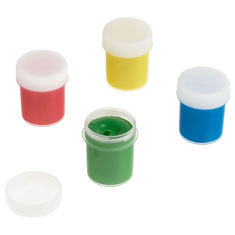 Краски пальчиковые сенсорные Мульти-Пульти "Мои первые пальчиковые краски", 4 цвета, 140 мл, для малышей, 1+, картон