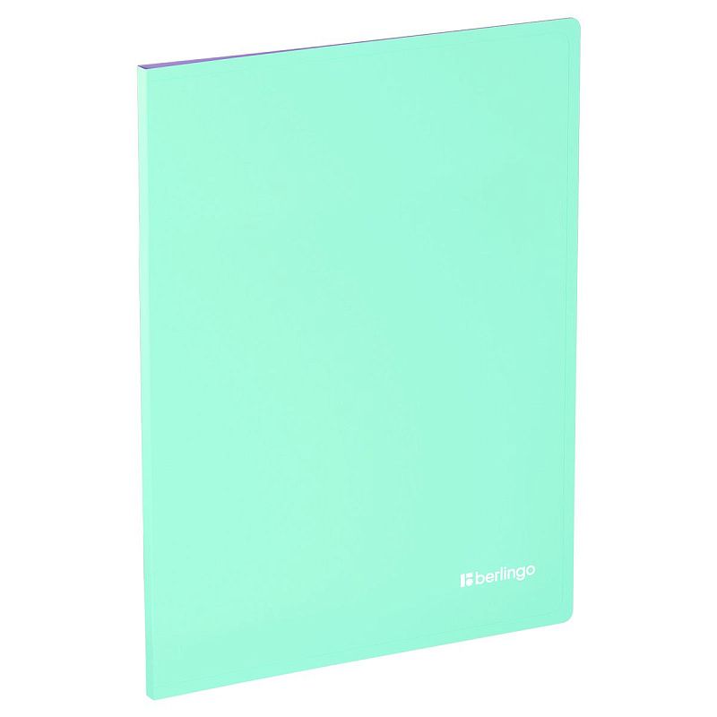 Папка с 10 вкладышами Berlingo "Haze" А4, 9мм, 600мкм, с внутр. карманом, софт-тач, ассорти 