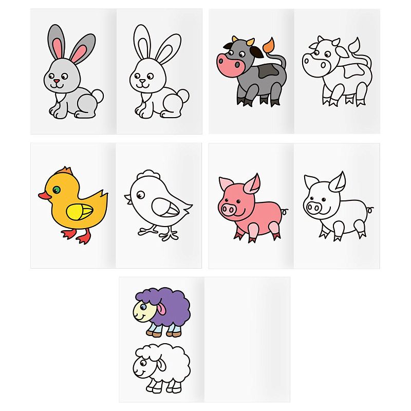 Раскраска А5, 16 стр.,  ТРИ СОВЫ "Посмотри и раскрась. Выпуск №2"