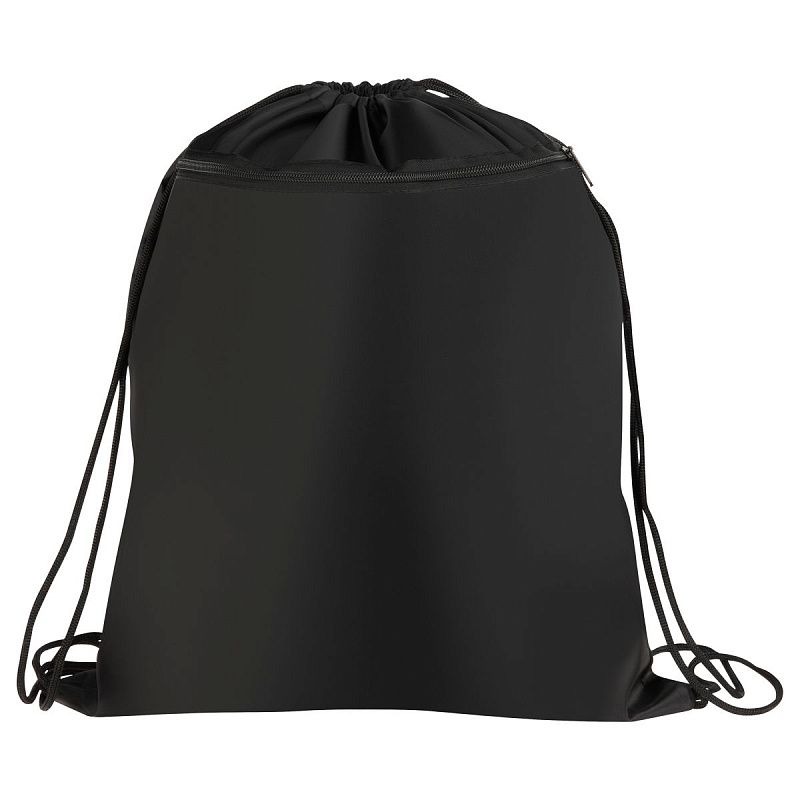 Мешок для обуви 1 отделение ArtSpace, увеличенный объем, карман на молнии, 410*490мм, черный