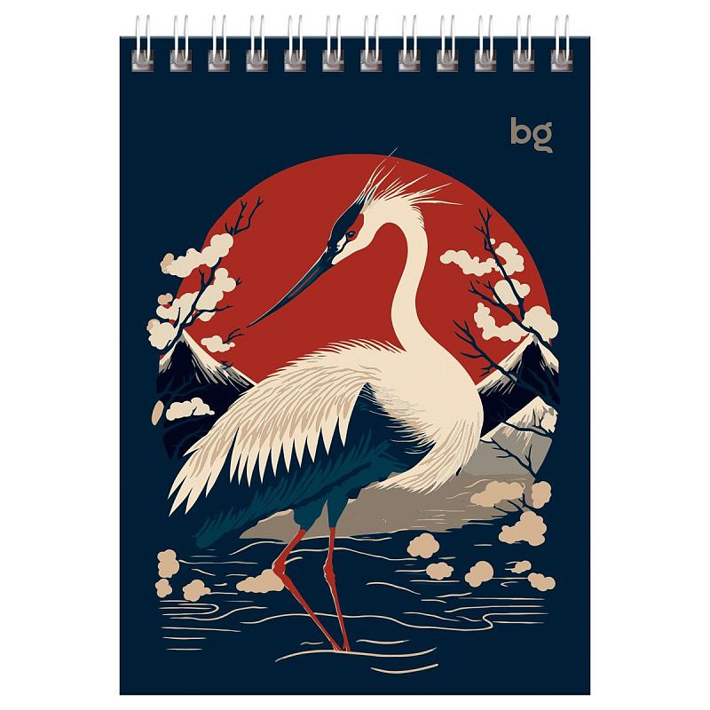 Блокнот А6 80л. на гребне BG "Asia style"