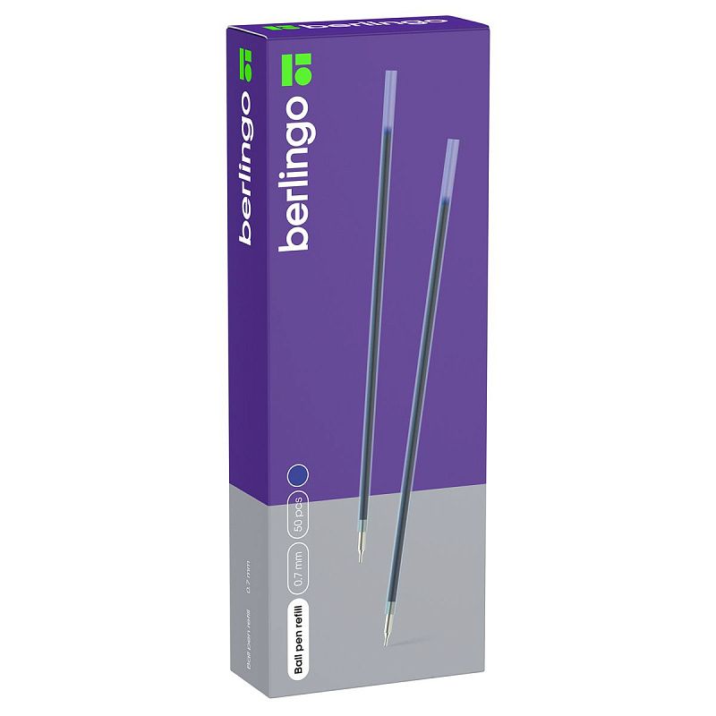 Стержень шариковый Berlingo "Starlight", "Funline" синий, 140мм, 0,7мм 