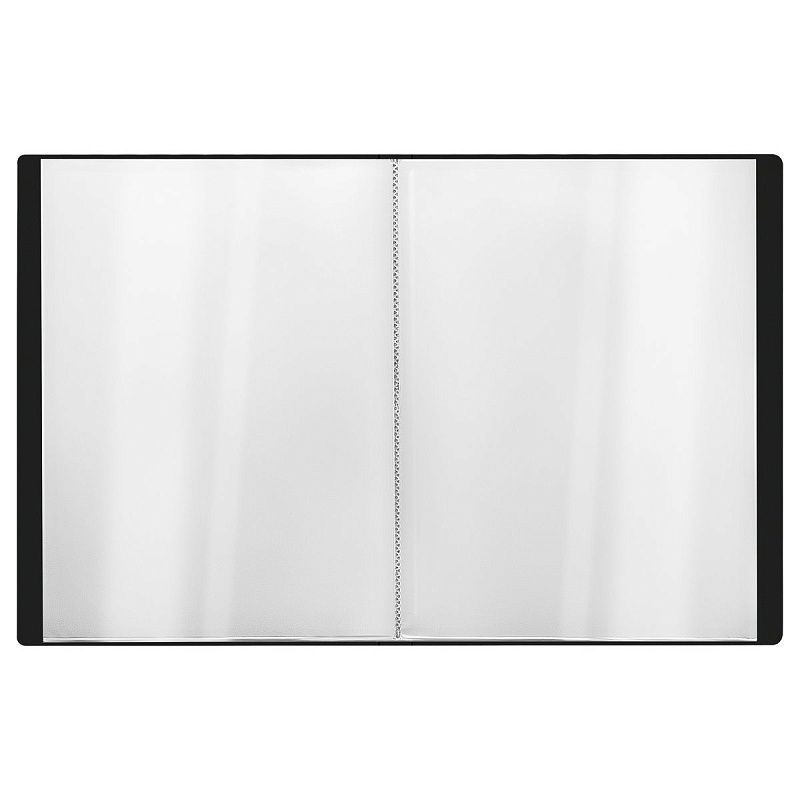 Папка с 60 вкладышами СТАММ "Стандарт" А4, 21мм, 700мкм, пластик, черная 