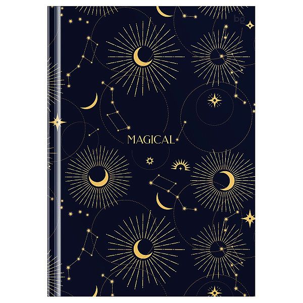 Бизнес-блокнот А5, 64л., евроформат, BG "Magic", матовая ламинация, тиснение фольгой
