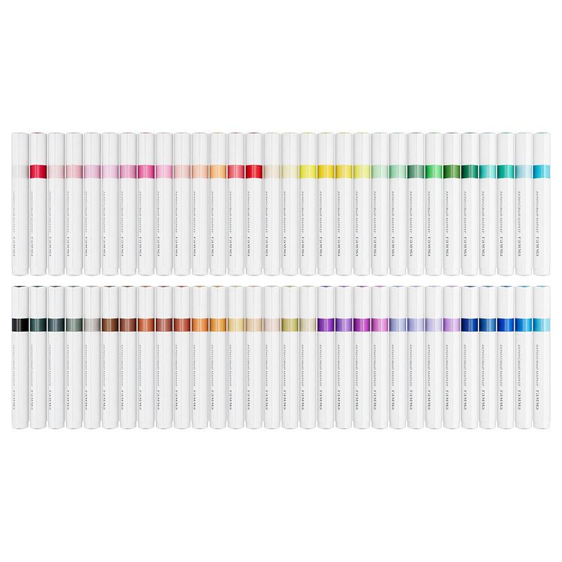 Маркеры акриловые Гамма "Классические", 60 цв., трехгран., пластик.бокс