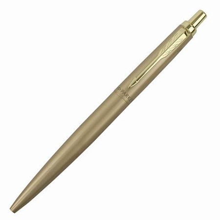 Ручка шариковая PARKER "Jotter XL Monochrome Gold GT", корпус золотой, нержавеющая сталь, синяя,2122754 