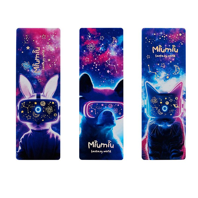 Закладки  для книг, 3шт., MESHU "Miumiu" 