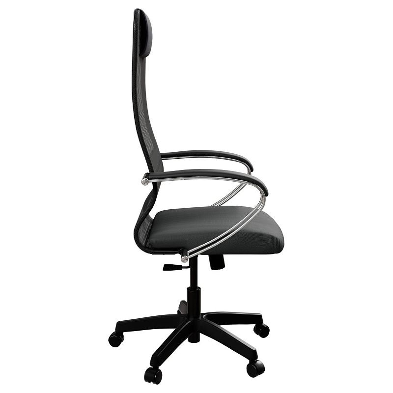 Кресло руководителя Метта SU-B-8, сетка черная, топ-ган (131/001), DA.16.1.222