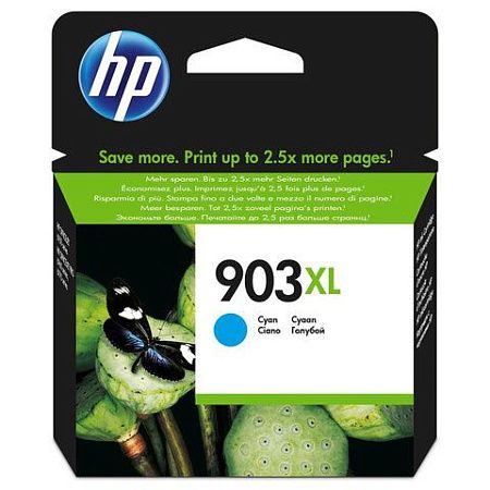 Картридж струйный HP (T6M03AE) OfficeJet 6950/6960/6970, №903XL, голубой, увеличенный ресур 825 стр., оригинальный 