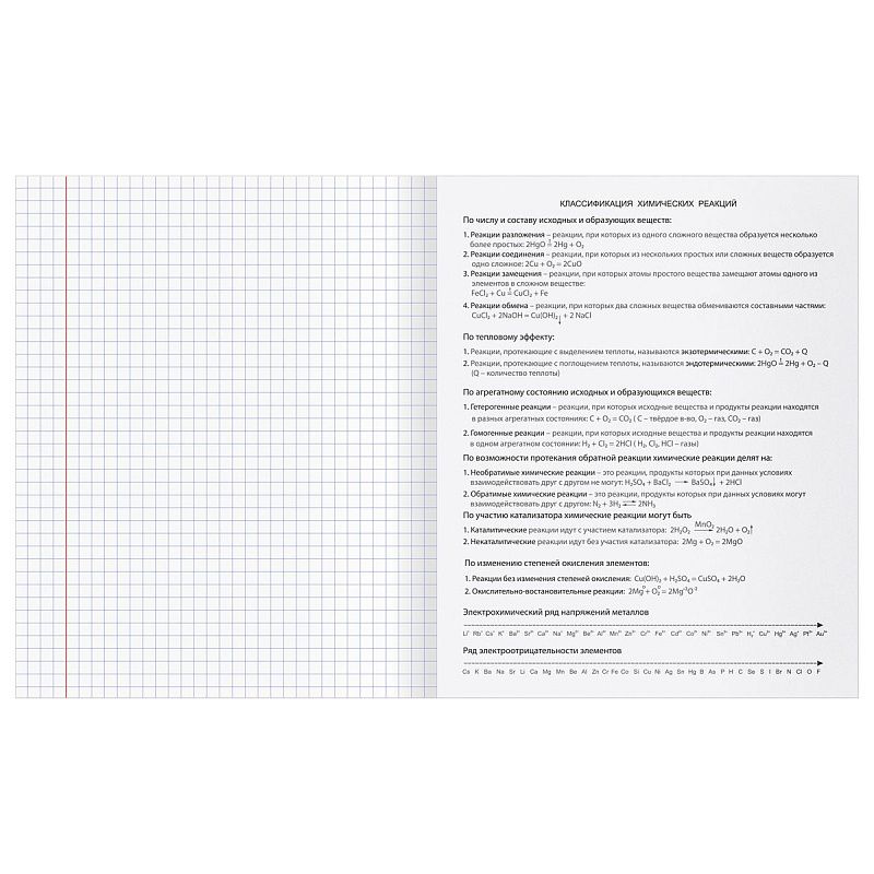 Тетрадь предметная 40л. BG "Робот" - Химия, эконом