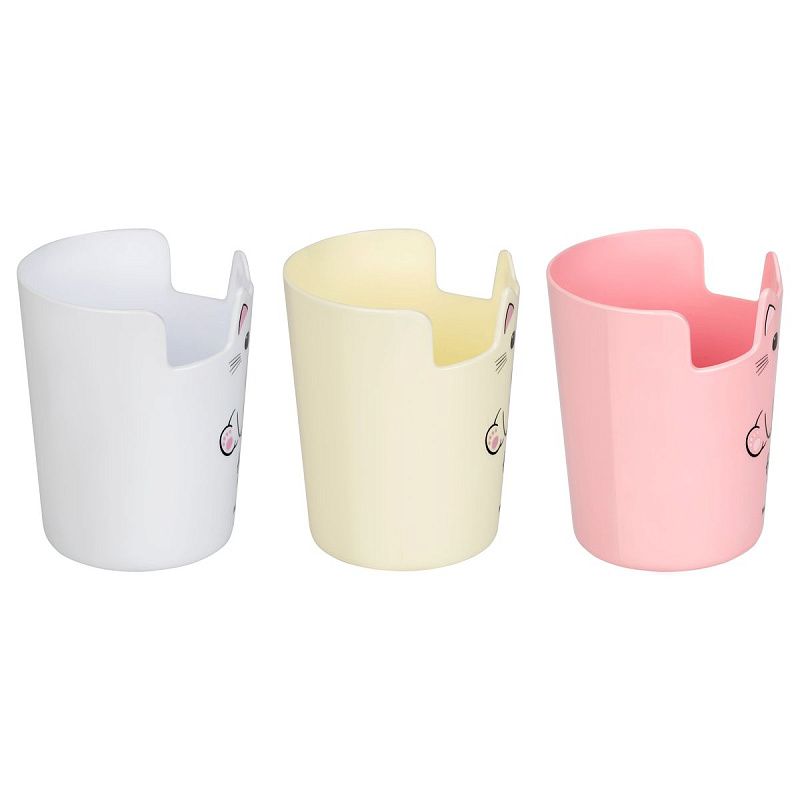 Подставка-стакан MESHU "Meow", пластиковая, ассорти