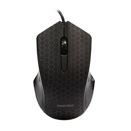Мышь Smartbuy ONE 334, USB, с подсветкой, черный, 2btn+Roll