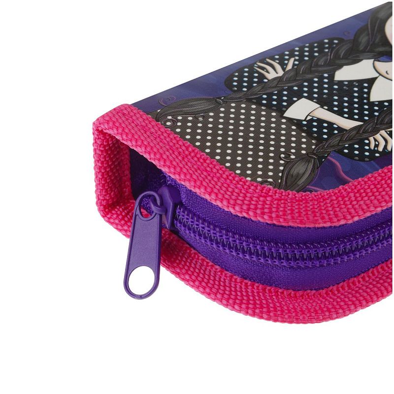 Пенал 1 отделение, 190*60 ArtSpace "Girlsday", ламинированный картон 