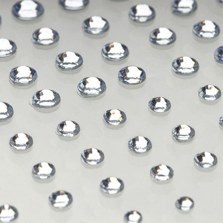 Наклейки акриловые MESHU,"Silver rain", 100 наклеек, инд. уп., европодвес
